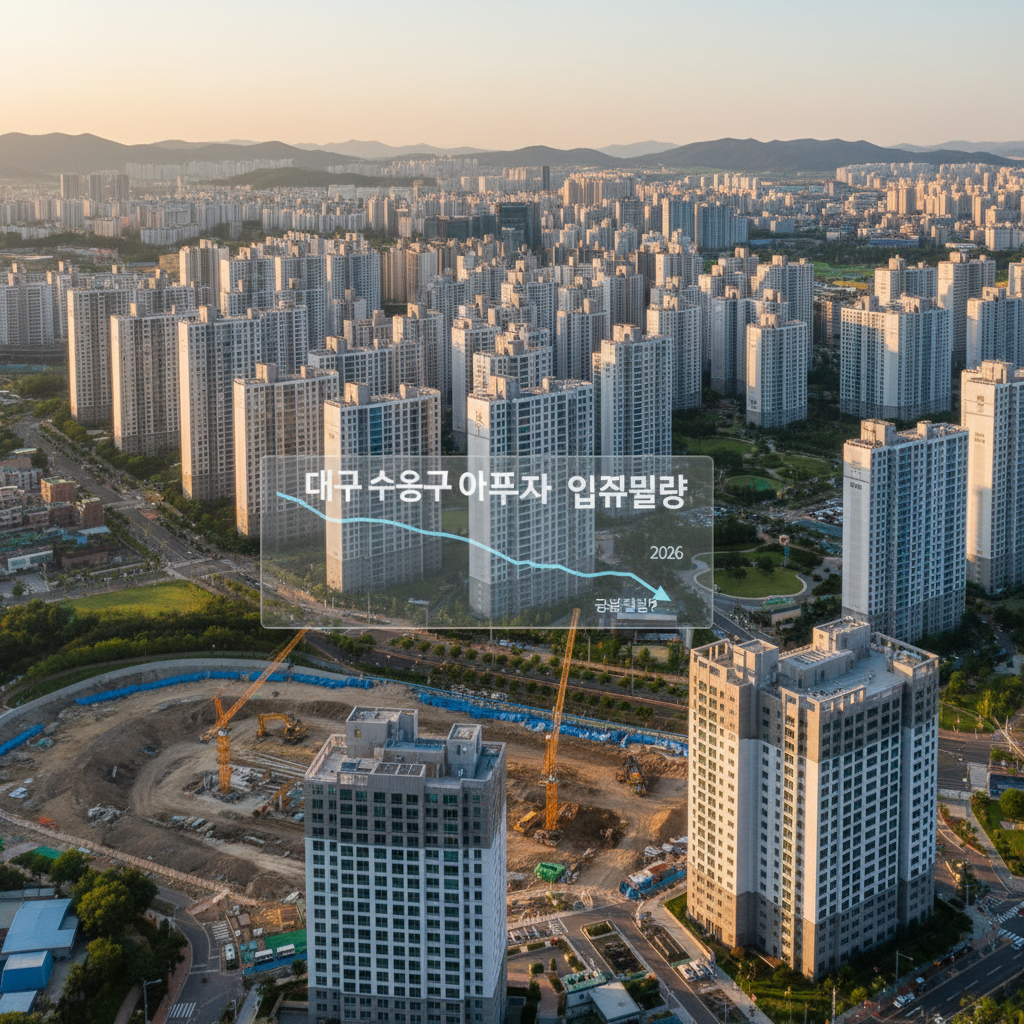 2026년 이후 공급절벽? 대구 수성구 아파트 입주물량 심층 분석